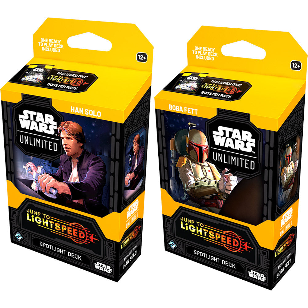 Star Wars: Unlimited - Jump to Lightspeed - Spotlight Deck (Set of 2) Star Wars: Unlimited - Jump to Lightspeed - Spotlight Deck (Set of 2)